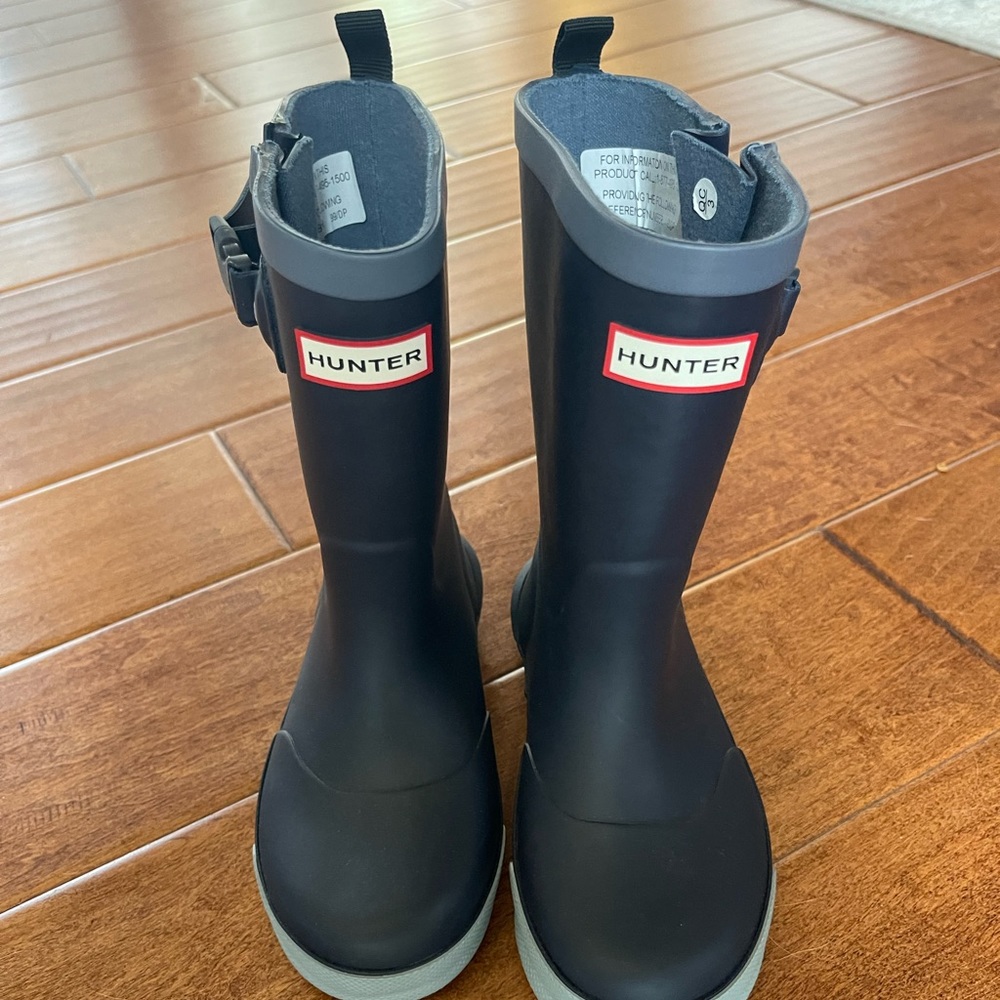 Hunter Kids Boots - Black